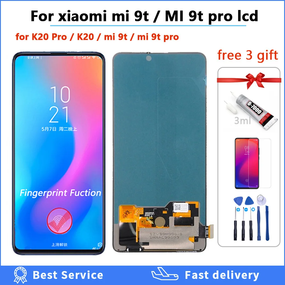 ЖК-дисплей и сенсорный датчик в сборе для Xiaomi Mi 9T Pro mi9t 6 39 дюйма | Мобильные