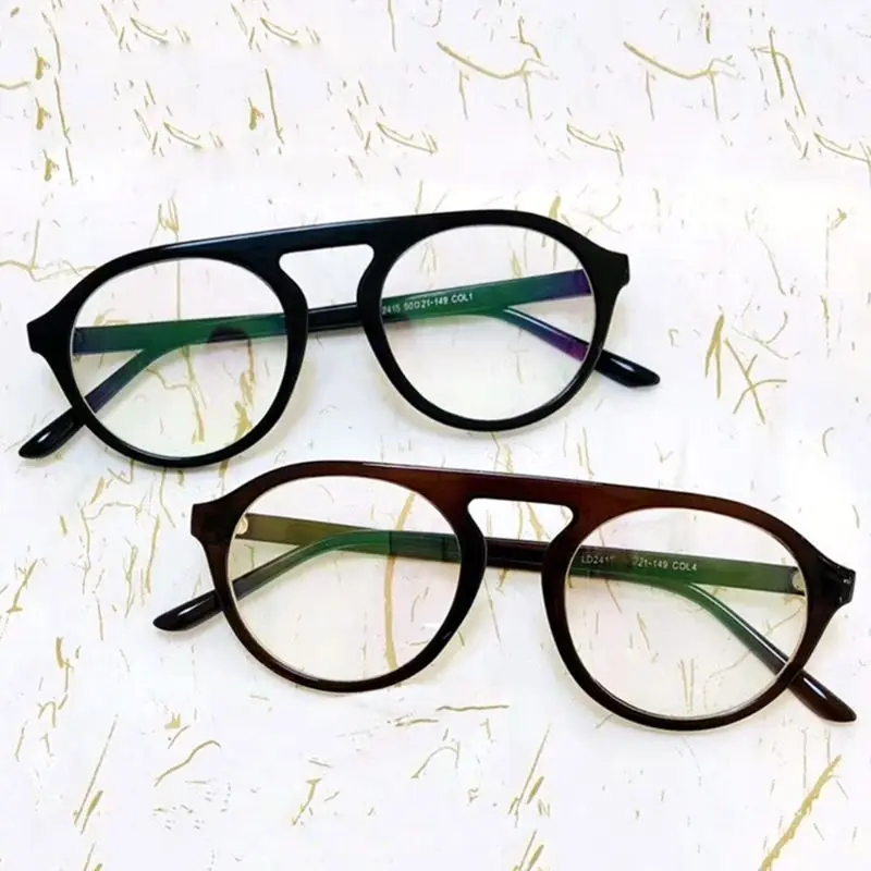 

Flat Top Vintage Round Glasses Frame For Men Women Personality Eyeglasses Frame Optical Spectacle Frame