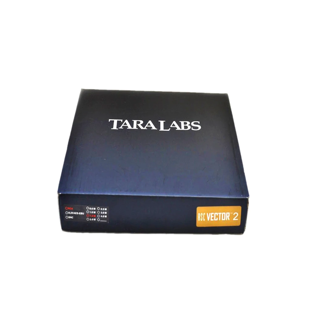 Пара Taralabs RSC Vector-2 RCA Audio 8N silver Interconnect Cable gold rca plug original box Hifi Vinshle | Электроника
