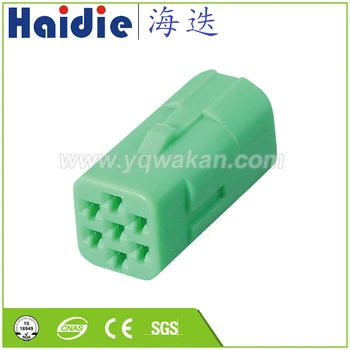 

Free shipping 5sets 7pin Tyco/AMP Mini MLC 7pin female Electronics waterproof green Auto Connector 917318-4 2822343-1