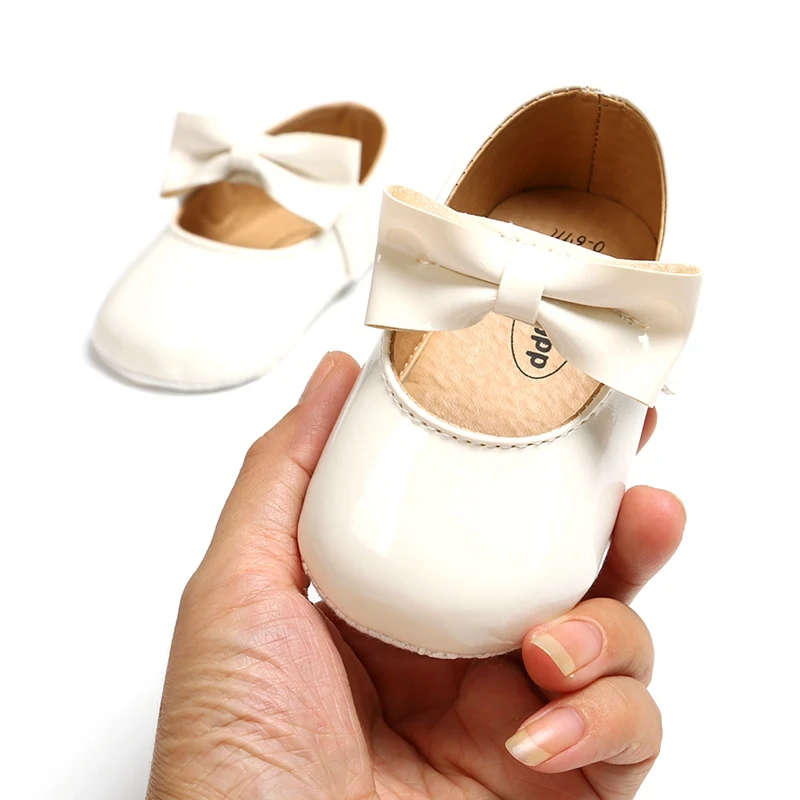 Zapatos Bebe Baby Schoenen; детская обувь; обувь для малышей; Sapatinho Bebe; обувь для первых шагов; обувь из искусственной кожи с бантом на мягкой подошве