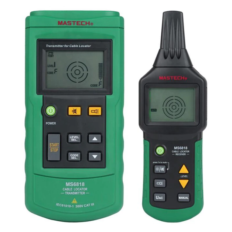 MASTECH метр преобразователь давления MS6818 12- 400v-труба кабель локатора-детекторный провод-тестер-трекер