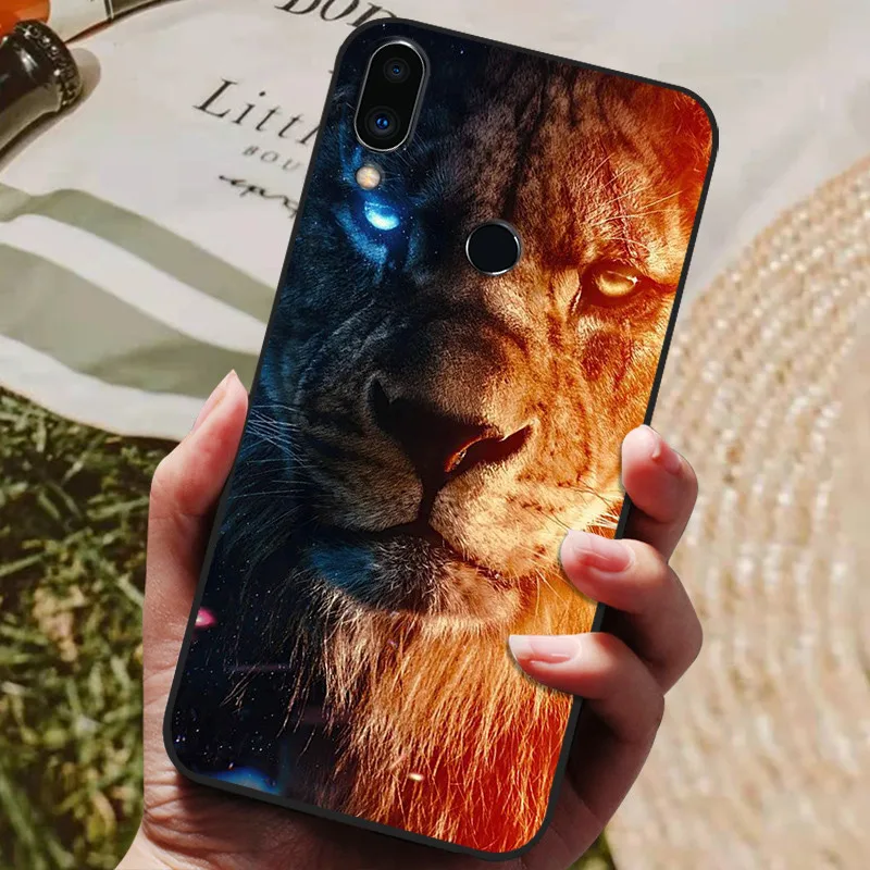 For Meizu Note 9 Case Wolf Cartoon Silicon Soft TPU Back Cover For Meizu Note 9 Phone Cases for Meizu Note9 Fundas Coque Capa 