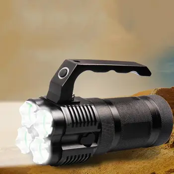 

XANES 4xL2 1500Lumens 5Modes DC Direct Rechargeable 18650 LED Flashlight Outdoor Waterproof Multifunctional Lighting Torch