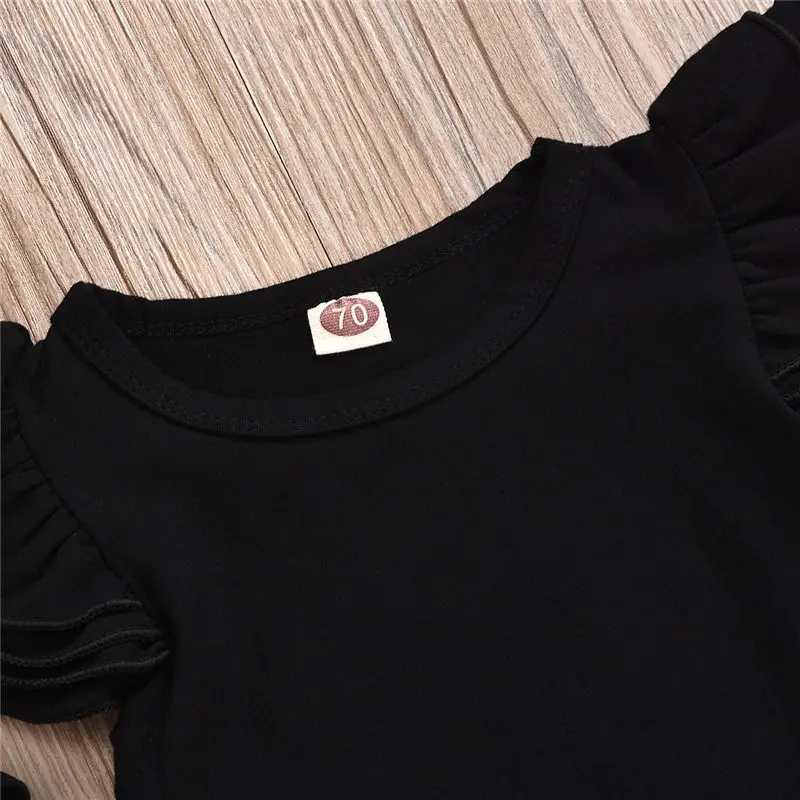 2020 summer sunflower baby girl clothes set  (10)