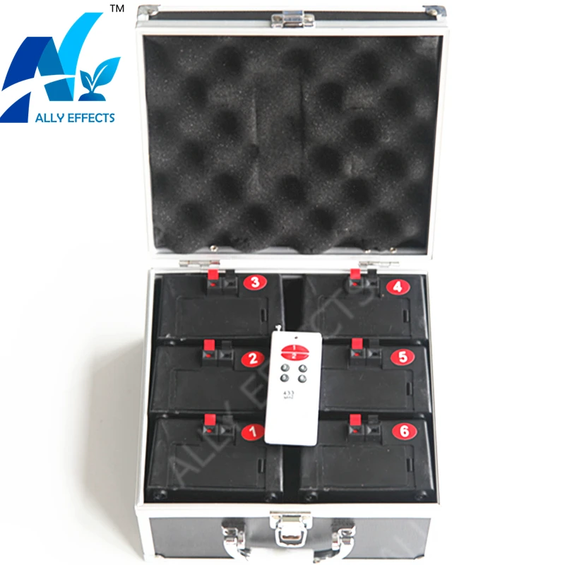 

D06 wireless remote control 6 channel receiver box birthday pyro machine