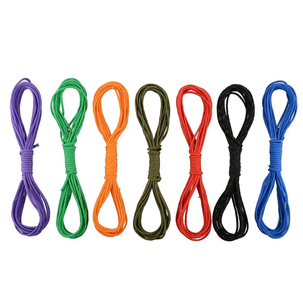 Светящийся шнур канаты для кемпинга Strand 25ft Паракорд Clothesline парашютный шнур Core
