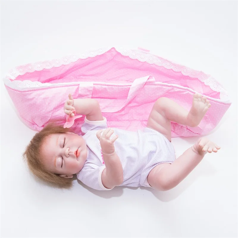 Reborn Doll 22Inches Body Silicone Vinyl Reborn Baby Dolls For Sale Newborn Babies toys Baby Toddlers As Children Birthday Gift
