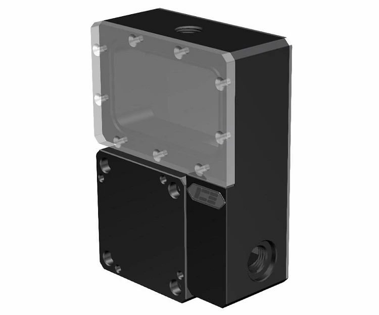 Iceman кулер DDC Combo res для Ncase chasis M1 V4 V5 v6 резервуар 125x89x41 мм черный прозрачный резервуар для воды прямоугольник M1