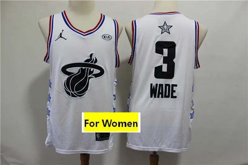 Женский Молодежный детский бейсбольный мяч Майями Dwyane Wade Jimmy Butler трикотажные изделия - Цвет: As photo