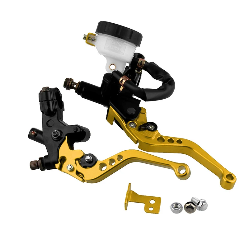 Motorcycle Front Brake Clutch Master Cylinder Reservoir Levers Aluminum Alloy 7/8 22mm CNC For Motorcycles clutch brake lever set