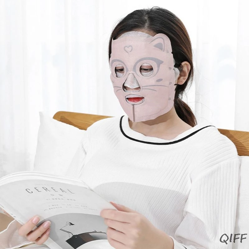 Угольная маска для лица с горячим швом для снятия стресса, повышающая поглощение всего лица