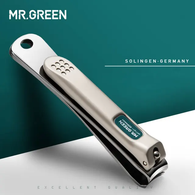 MR.GREEN stainless steel nail clippers trimmer pedicure care nail clippers professional fish scale nail file nail clipper tools