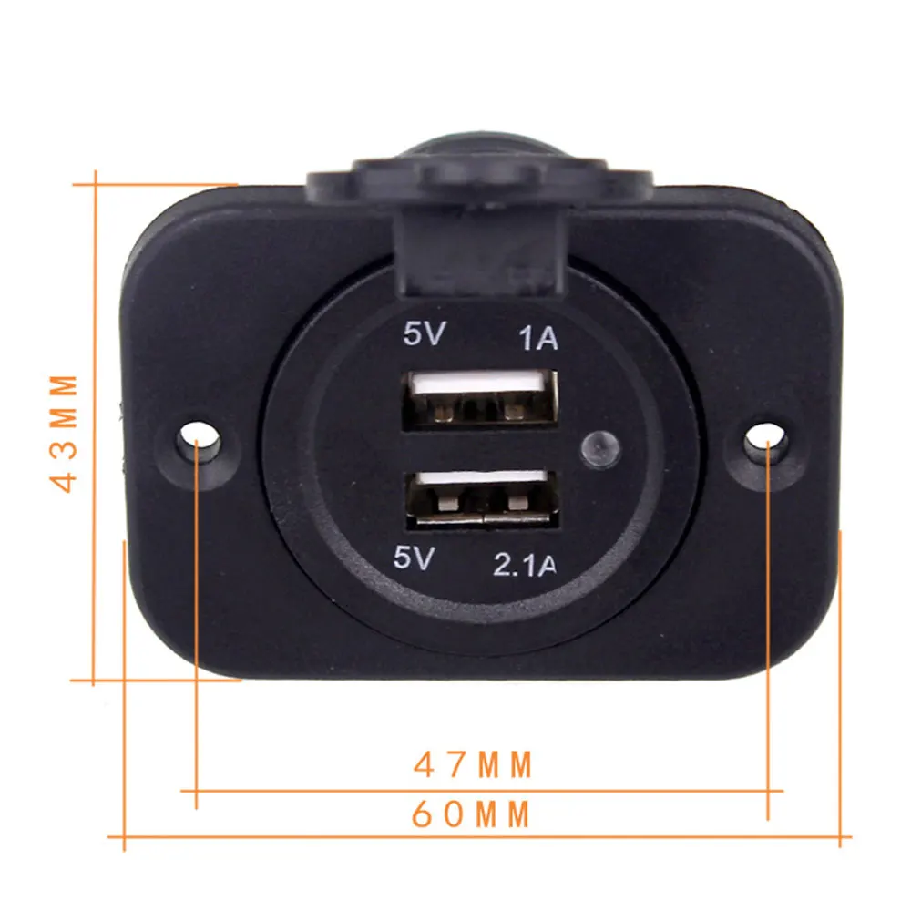 Vehemo 3100MA черное автомобильное USB зарядное устройство Автомобильный адаптер Определение напряжения автомобильное зарядное устройство универсальная защита от перезарядки практичное