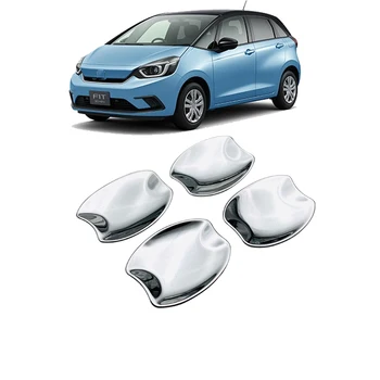 

For Honda Fit/Jazz GR 2020 2021 Accessories Car Door Handle Bowl Cover Cap Sticker Molding Garnish