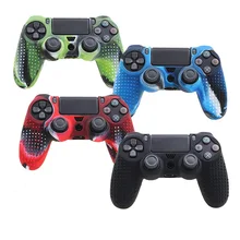 Противоскользящий силиконовый защитный чехол для Dualshock 4 PS4 DS4 Pro тонкий контроллер Крышка аналоговый чехол