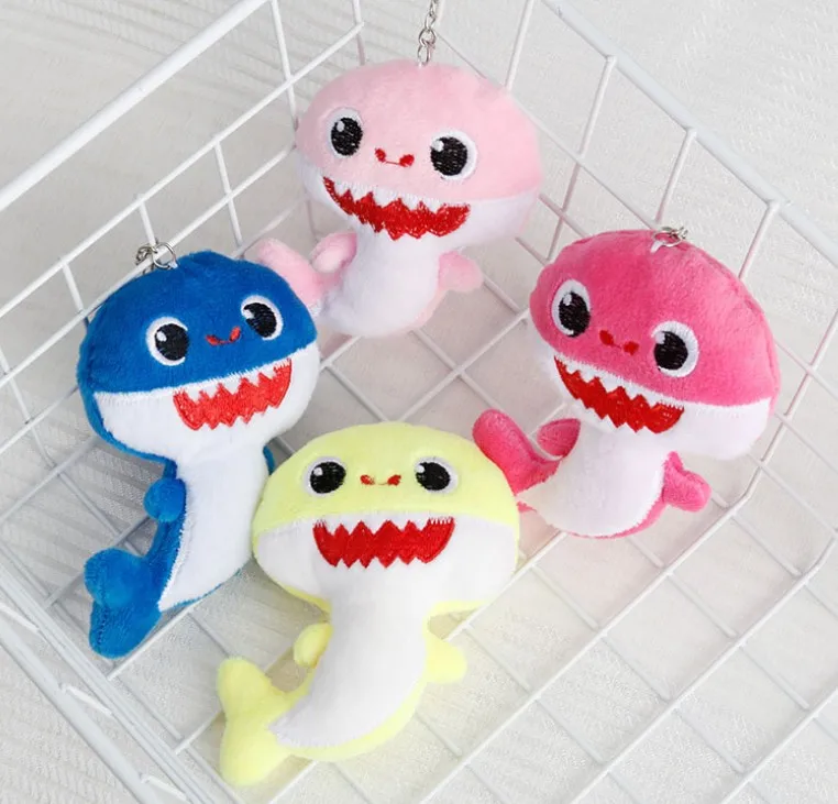 

Shark baby pendant mobile phone bag hanging plush toy