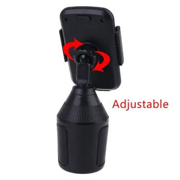 

Universal Adjustable Cup Holder Car Mount Bracket Stand Cradle for Mobile Phone E7CA