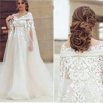 

Real Photos Arabic Long Formal Gowns Elegant Haf Sleeves Off the Shoulder Vestido De Festa White Evening Mother of Bride Dresses