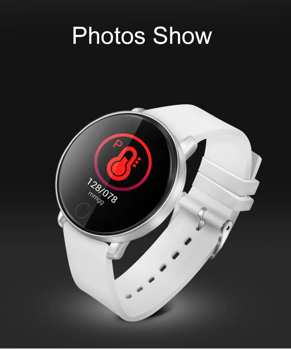 

S226D 1.3 Inch Smart Watch Fitness Tracker Bracelet Round IP67 Waterproof Heart Rate Blood Pressure Monitoring Sports Smartwatch