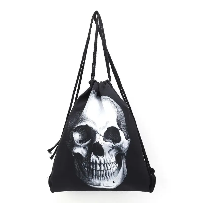 Водонепроницаемый рюкзак унисекс на шнурке с 3D принтом мешок для спортзала