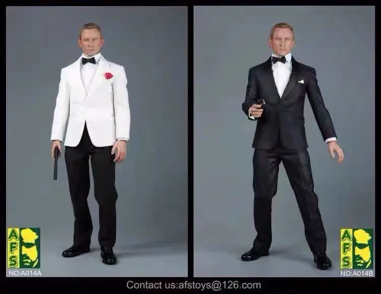 Mnotht 1/6 Джеймс Бонд 007 мужской костюм комплект одежды королевские агенты с курткой