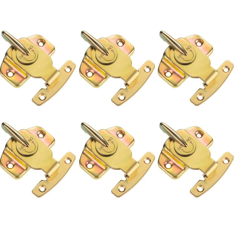 

6 Pack Metal Plated Table Locks Dining Training Table Buckles Connectors Hardware Accessories