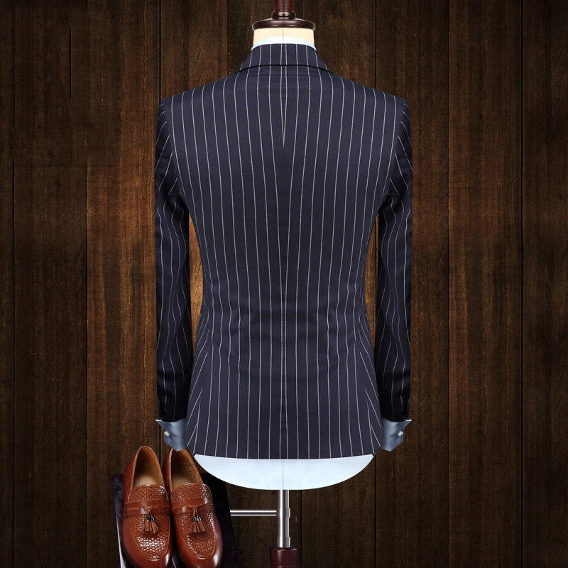 mens-suits-2-pieces-Vintage-Double-Breasted-Suit-Blue-White-Stripe-Terno-Slim-Fit-Large-Lapels