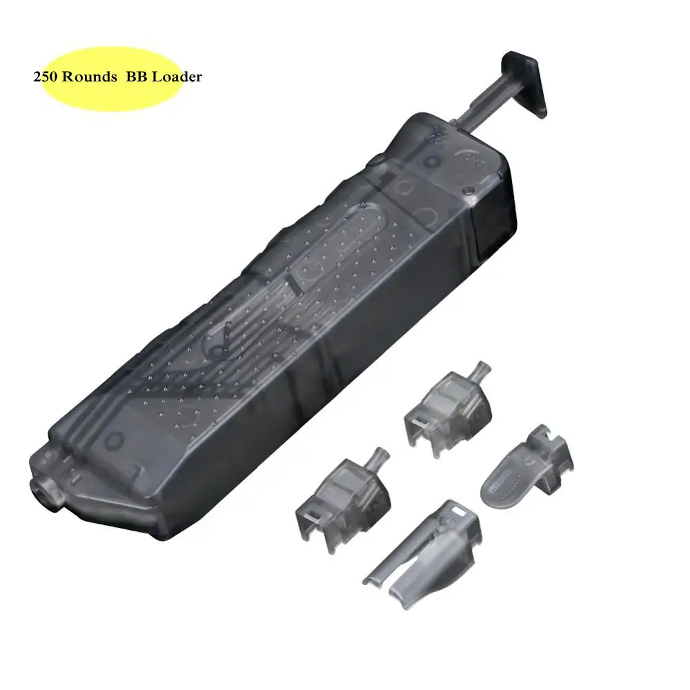 New Airsoft Plastic BB Speed loader 250 Rounds for 4.5MM Tactical Military Loader Paintball Accessories Outdoor Hunting | Спорт и