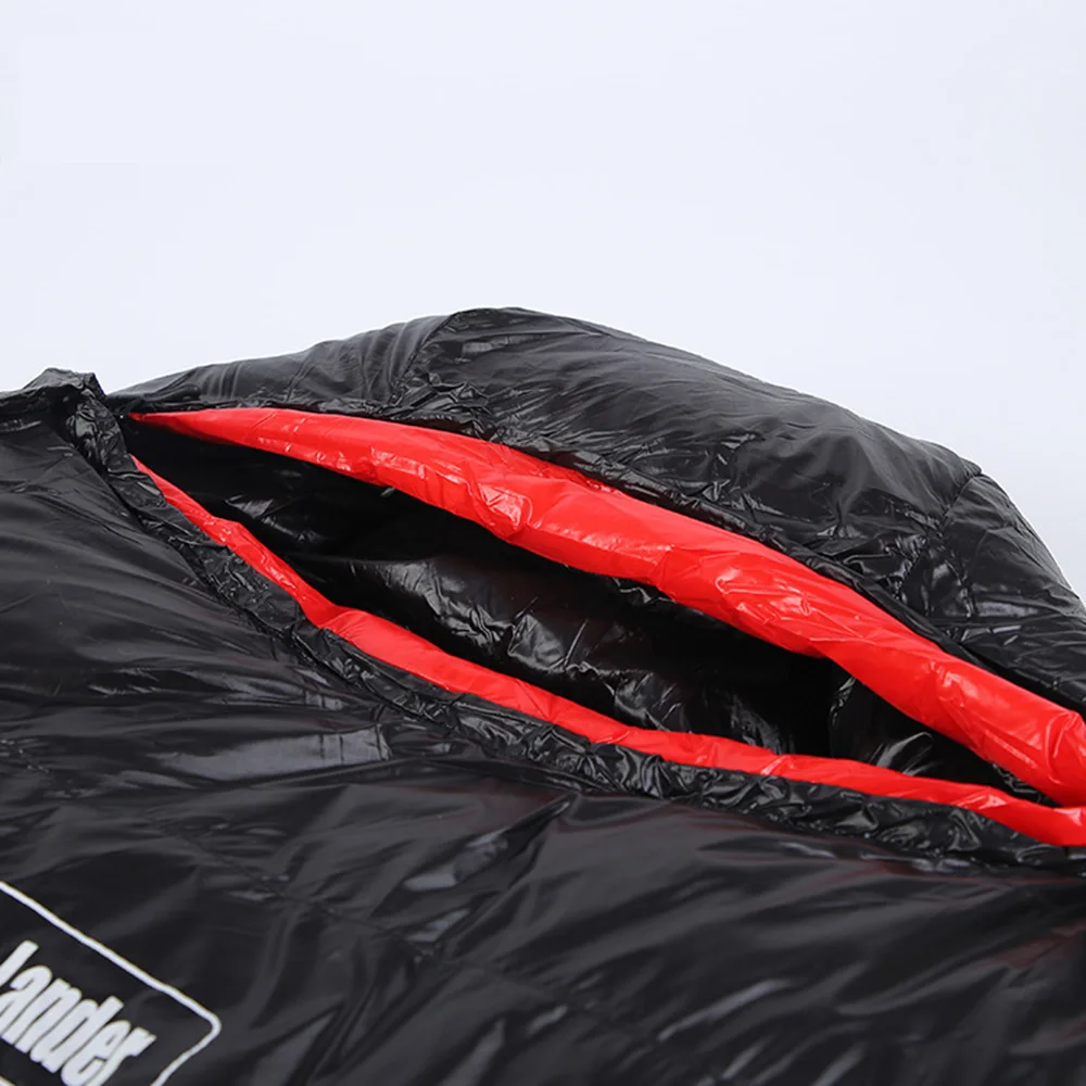 Открытый легкий Мумия спальный мешок зимний термальный вниз спальный мешок Компактный для альпинизма Кемпинг Туризм