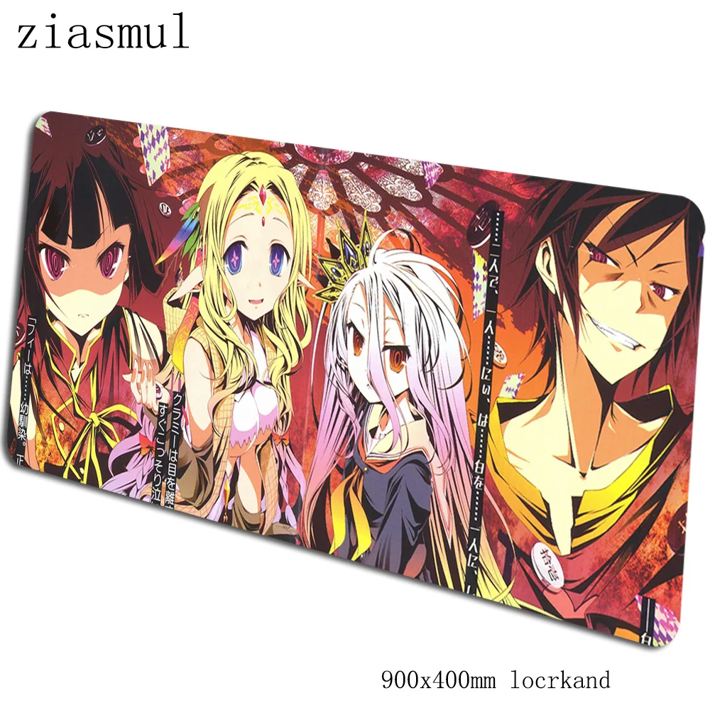 No Game No Life Pad Mouse Jibril Computer Gamer Mouse Pad 900x400x3mm Padmouse Popular Shiro Mousepad Ergonomic Gadget Desk Mats Mouse Pads Aliexpress