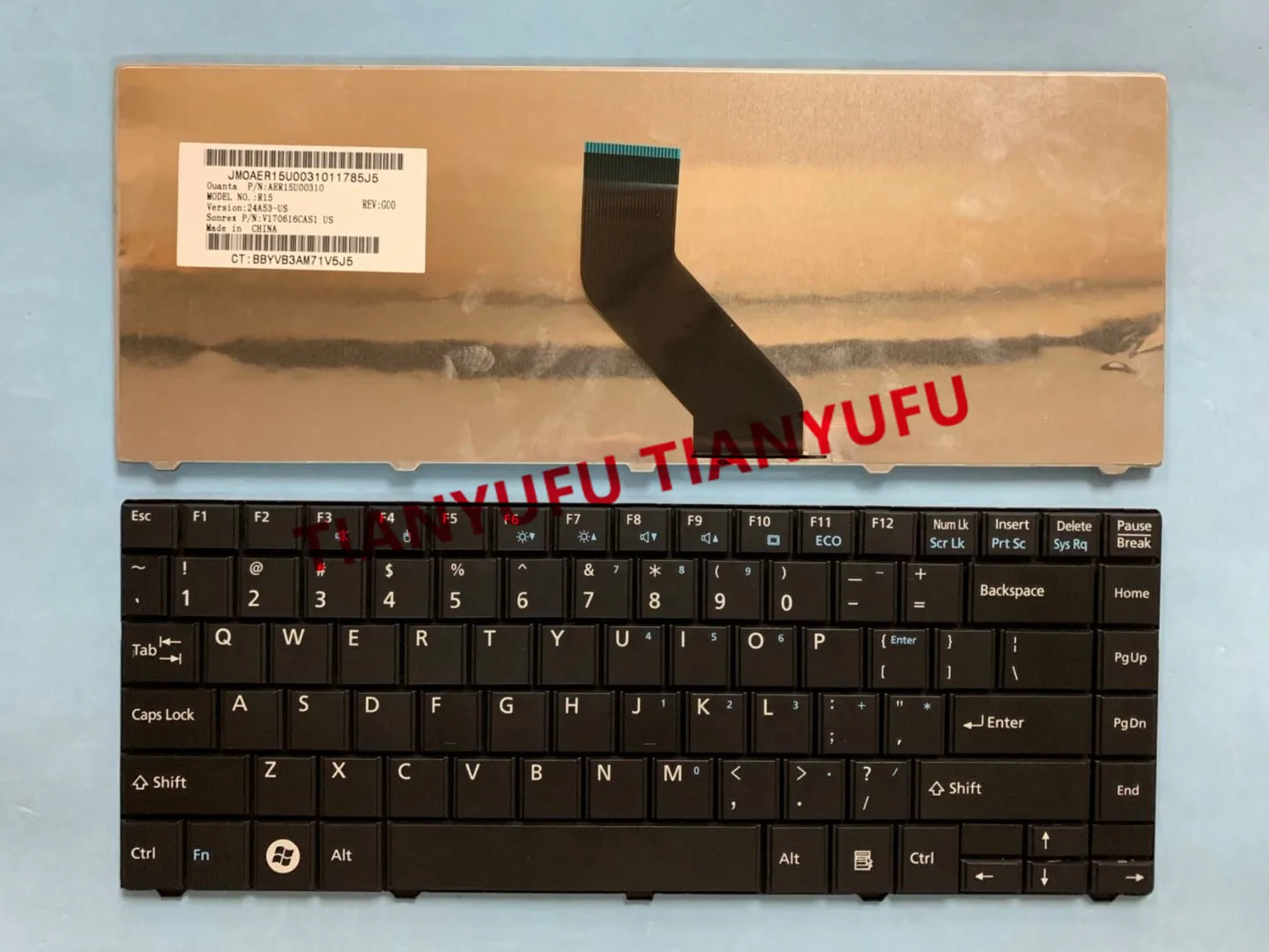 FOR Fujitsu lifebook LH531 LH531G US BLACK FLAT EDGE KEYBOARD Laptop | Компьютеры и офис