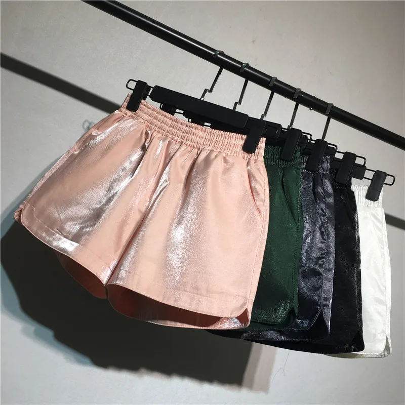 

Summer Shorts Female Fashion Workout Solid Casual High Waist Short Pants Trousers Women Biker Shorts Ladies Fashion Bottoms