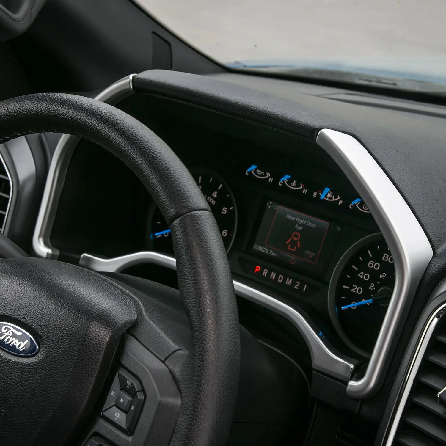 Полный комплект серебряной отделки интерьера накладка комплект- для Ford F150 14 шт