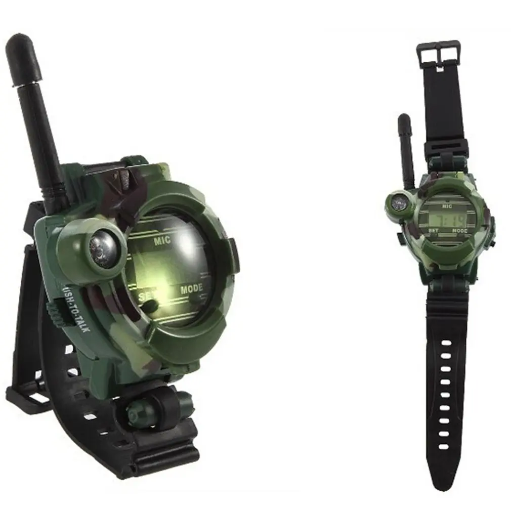 

Walkie-Talkie Watch Children'S Camouflage Military Multi-Function Outdoor Interactive Intercom Watch Toy