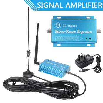 

Phone Signal Booster GSM 900MHz RF Micro-power Repeater Amplifier With Aerial High Grain Signal Extender Kit for Home Office
