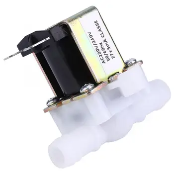 

G3/8 OD12mm Plastic Electric Solenoid Valve Normally Closed Water Inlet Flow Switch Electromagnetic Valve