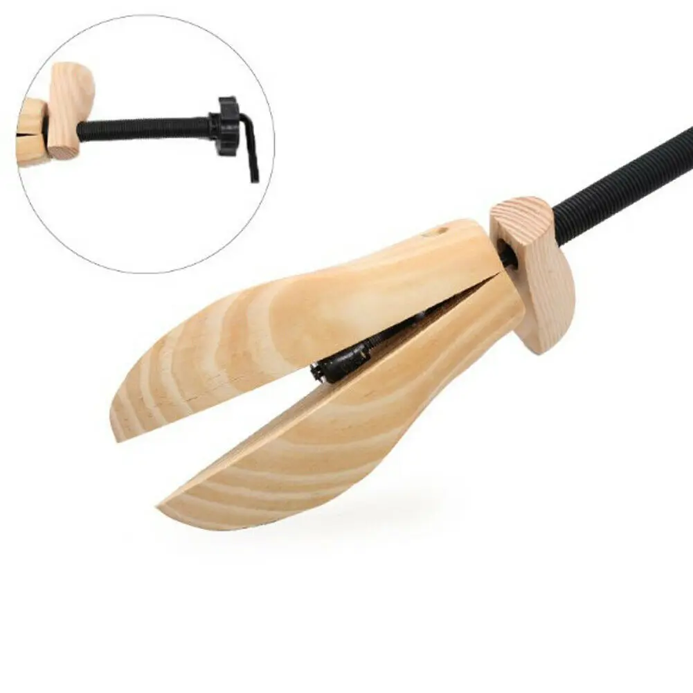1pcs Shoe Stretcher Wooden Shoes Tree Shaper Rack,Wood Adjustable Flats Pumps Boots Expander Trees Size S/M/L