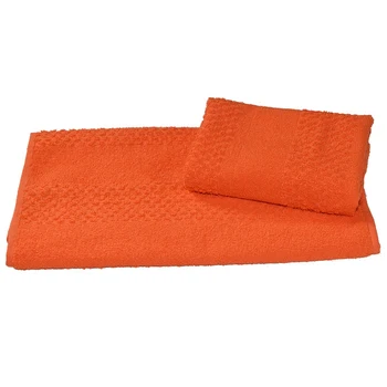

Plain dyed terry towel 40 × 70 cm 360 g / m2, orange, 100% cotton