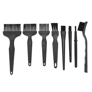 

NICEYARD ESD Safe Synthenic Fiber 8Pcs/set For Mobile Phone Tablet PCB BGA Repair Work Dust Cleaning Brush Anti Static Brush