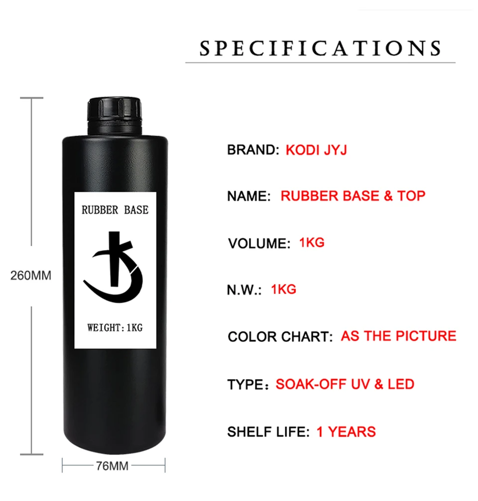 Large Capacity Base & Top Coat for Gel Polish