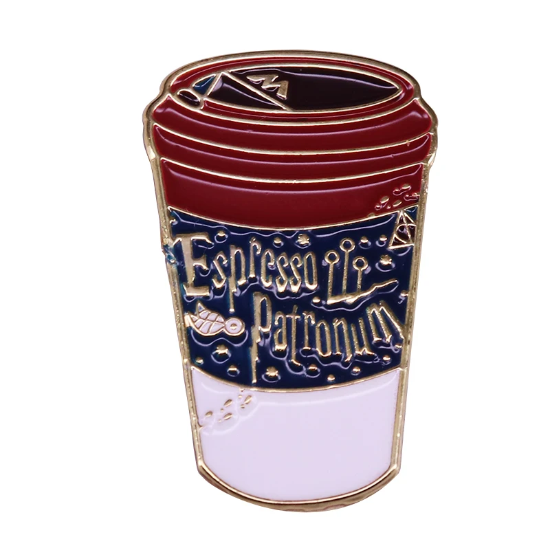 

Gorgeous coffee cup brooch espresso caffeine lovers accessory