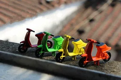 1/6 1/12 Mini Motorcycle Simulation Motorbike Dollhouse Miniature Model Toys for DIY Doll house Accessories | Дом и сад