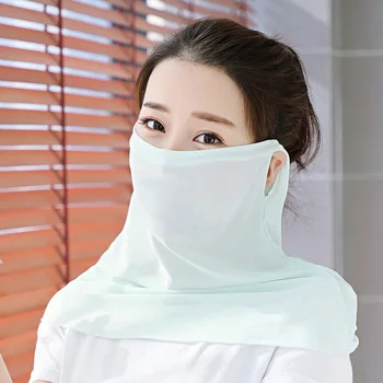 

Summer breathable sunscreen mask women's ice thin windproof mask opening cycling mask Anti-dust Anti-fog Mask Drool-proof