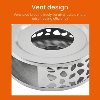 

Tea Warmer With Tea Lighting Holder Stainless Steel Tea Warming Base - For Tea And Coffee Pot Tea Warmer Hollow Pattern