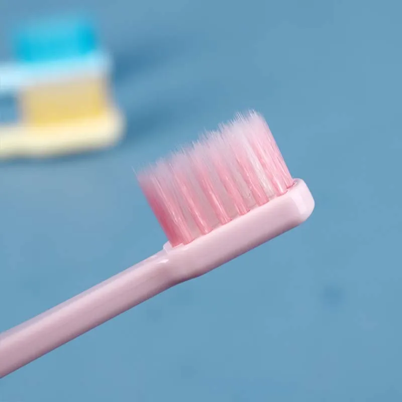 HIAISB 2-6 Years Old Kids Handle Toothbrush Candy Color Children's Savfty Tooth Brush Baby Teethbrush