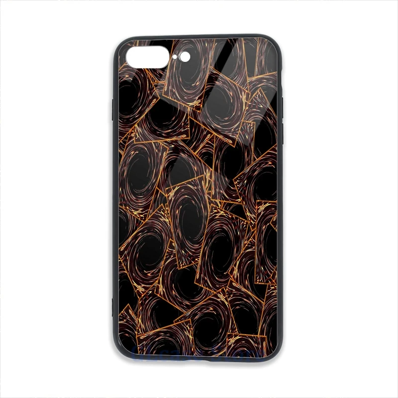 Yu-Gi-Oh pile Phone Case For iPhone 12 Pro 11 X XR XS Max 8 7 6 6s Plus 5s Soft TPU Glass Back Cover | Мобильные телефоны и