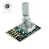 5pcs 360 Degrees KY-040 Rotary Encoder Module Brick Sensor Switch Development with 15x17 mm Potentiometer Rotary Knob Cap ► Photo 2/6