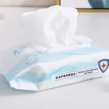 

80 Sheets Sterilized Wet Wipes Disposable Hand Sanitizing Disinfecting Tissue