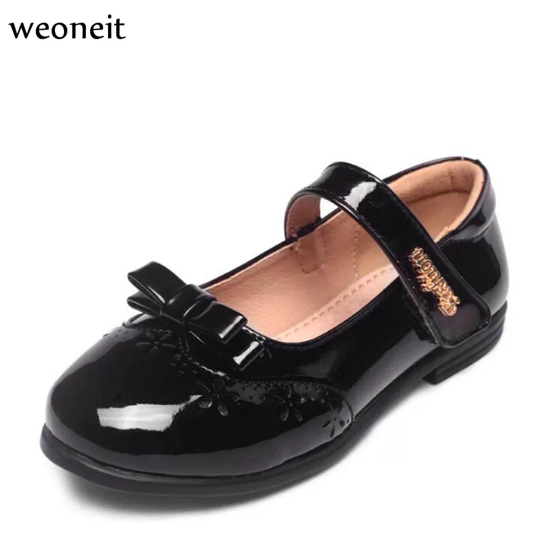 Weoneit/Новая летняя обувь для девочек для выступлений однотонная танцевальная обувь для девочек черного, розового, белого цвета, 3 цвета танцевальная обувь для шоу Размеры 26-37